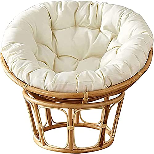 Swing Egg Chair Replacement Cushion Papasan Chair Cushion Foldable Water-Resistant Egg Chair Cushion Round Hanging Basket Chair Cushion Replacement Mat (not include the rattan chairs) von Generisch
