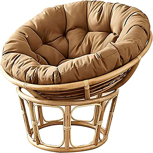 Swing Egg Chair Replacement Cushion Papasan Chair Cushion Foldable Water-Resistant Egg Chair Cushion Round Hanging Basket Chair Cushion Replacement Mat (not include the rattan chairs) von Generisch