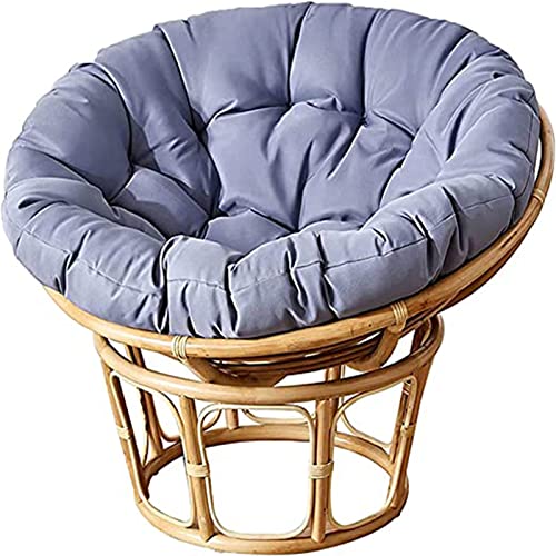 Swing Egg Chair Replacement Cushion Papasan Chair Cushion Foldable Water-Resistant Egg Chair Cushion Round Hanging Basket Chair Cushion Replacement Mat (not include the rattan chairs) von Generisch
