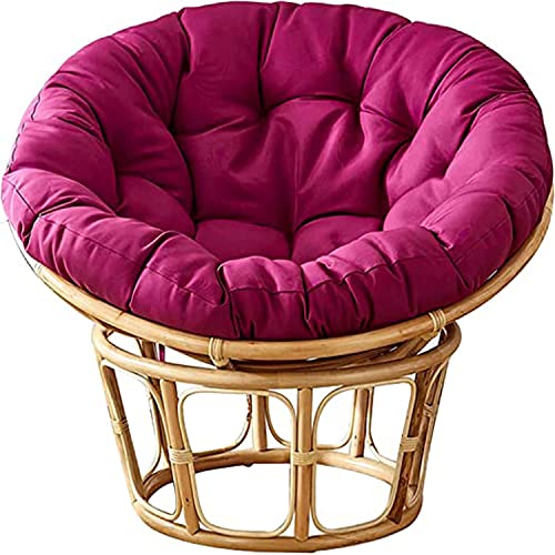 Swing Egg Chair Replacement Cushion Papasan Chair Cushion Foldable Water-Resistant Egg Chair Cushion Round Hanging Basket Chair Cushion Replacement Mat (not include the rattan chairs) von Generisch