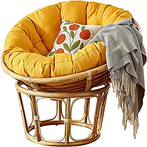 Swing Egg Chair Replacement Cushion Papasan Chair Cushion Foldable Water-Resistant Egg Chair Cushion Round Hanging Basket Chair Cushion Replacement Mat (not include the rattan chairs) von Generisch