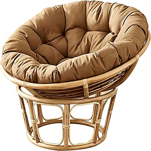 Swing Egg Chair Replacement Cushion Papasan Chair Cushion Foldable Water-Resistant Egg Chair Cushion Round Hanging Basket Chair Cushion Replacement Mat (not include the rattan chairs) von Generisch