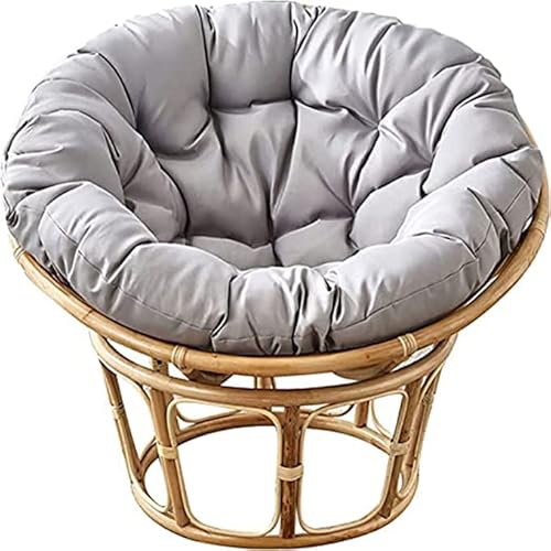 Swing Egg Chair Replacement Cushion Papasan Chair Cushion Foldable Water-Resistant Egg Chair Cushion Round Hanging Basket Chair Cushion Replacement Mat (not include the rattan chairs) von Generisch