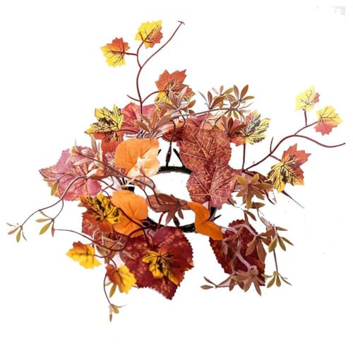T1j5 Kerzenringe, Kränze, Thanksgiving, Kerze, dekorative Esszimmerringe, Par für Stabkerzen T1j5 Kerzenringe, Kränze, Thanksgiving, Kerze, dekorative Esszimmerringe, Par für Stabkerzen von Generisch