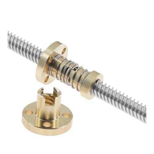 T8 Anti-Backlash-Federmutter Elimination Gap Nut for 8mm Gewindestangen-Leitspindeln 3D-Druckerteile(2PCS,Lead 2MM) von Generisch