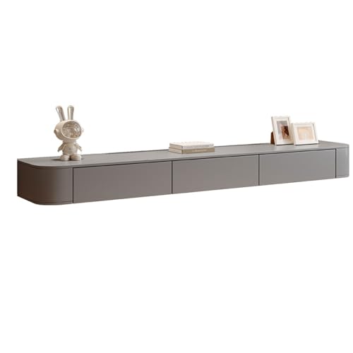TV-Ständer aus Massivholz mit hängendem Design und großem Stauraum für Wohnzimmer, Schlafzimmer, Arbeitszimmer – Moderne Wohnmöbel von Generisch