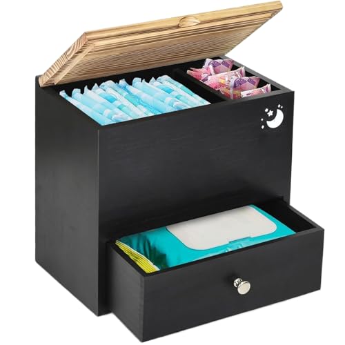 Tamponhalter Für Das Badezimmer, Bindenhalter Für Bad, Holz Aufbewahrungsbox Für Zuhause Wohnung Schminktisch Waschbeichen Tamponhalter Für Das Badezimmer, Bindenhalter Für Bad, Holz Aufbewahrungsbox Für Zuhause Wohnung Schminktisch Waschbeichen von Generisch