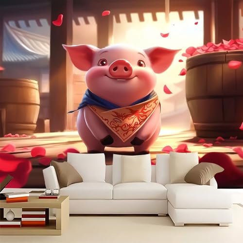Tapete 3D Fototapete Cartoon Tierschwein 400x280 cm Vliestapete Wandtapete Wandbilder 3D Druck Foto Tapeten für Wohnzimmer Schlafzimmer Vlies Tapete Motivtapeten Tapete 3D Fototapete Cartoon Tierschwein 400x280 cm Vliestapete Wandtapete Wandbilder 3D Druck Foto Tapeten für Wohnzimmer Schlafzimmer Vlies Tapete Motivtapeten von Generisch