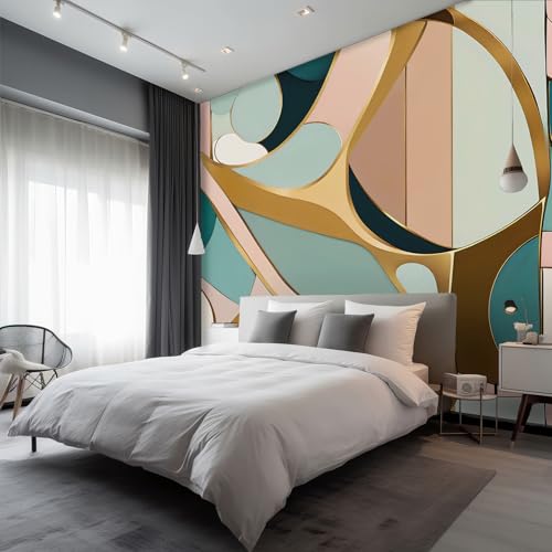 Tapete Fototapete Abstrakt Geometrisches Modern 400 x 280 cm Vliestapete Wandbild Fototapeten, Vlies Tapeten Wandtapete Schlafzimmer, Wohnzimmer, TV Hintergrund Wand Moderne Wanddeko ff6 Tapete Fototapete Abstrakt Geometrisches Modern 400 x 280 cm Vliestapete Wandbild Fototapeten, Vlies Tapeten Wandtapete Schlafzimmer, Wohnzimmer, TV Hintergrund Wand Moderne Wanddeko ff6 von Generisch