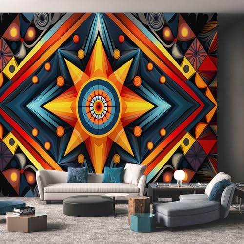 Tapete Fototapete Abstrakte Geometrie Bohemian 450 x 315 cm Vliestapete Wandbild Fototapeten, Vlies Tapeten Wandtapete Schlafzimmer, Wohnzimmer, TV Hintergrund Wand Moderne Wanddeko GH23 Tapete Fototapete Abstrakte Geometrie Bohemian 450 x 315 cm Vliestapete Wandbild Fototapeten, Vlies Tapeten Wandtapete Schlafzimmer, Wohnzimmer, TV Hintergrund Wand Moderne Wanddeko GH23 von Generisch