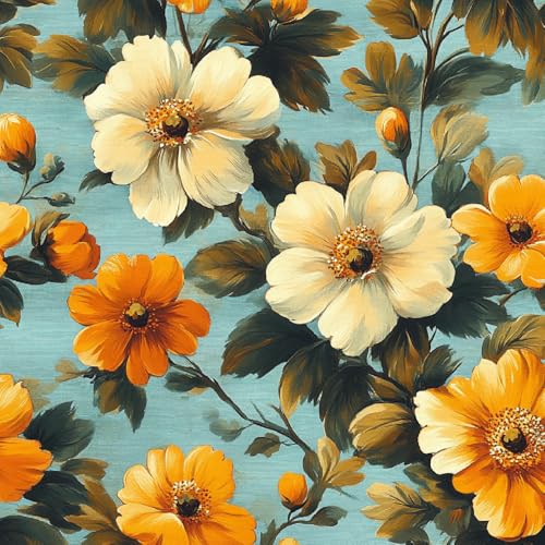 Tapete Selbstklebende Fototapete Wandpapier Blumen Gelb Folie Dekorfolie Möbelfolie Klebefolie Blätter Retro 44x200 cm Wanddeko Wandtapete Wohnzimmer Schlafzimmer Tapete Selbstklebende Fototapete Wandpapier Blumen Gelb Folie Dekorfolie Möbelfolie Klebefolie Blätter Retro 44x200 cm Wanddeko Wandtapete Wohnzimmer Schlafzimmer von Generisch