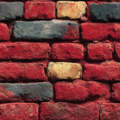 Tapete Selbstklebende Fototapete Wandpapier Wandfliesen Rot Folie Dekorfolie Möbelfolie Klebefolie Ziegelimitat-Paneel 3D 44x1000 cm Wanddeko Wandtapete Wohnzimmer Schlafzimmer Tapete Selbstklebende Fototapete Wandpapier Wandfliesen Rot Folie Dekorfolie Möbelfolie Klebefolie Ziegelimitat-Paneel 3D 44x1000 cm Wanddeko Wandtapete Wohnzimmer Schlafzimmer von Generisch