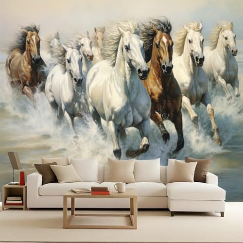 Tapete vintage 450x315cm Pferd Fototapete schlafzimmer Ölgemälde-Serie Wandbilder Ideal für DIY Kreatives Umgestalten Wohnzimmer Schlafzimmer Kinderzimmer Blasenfrei Zuschneidbar Tapete vintage 450x315cm Pferd Fototapete schlafzimmer Ölgemälde-Serie Wandbilder Ideal für DIY Kreatives Umgestalten Wohnzimmer Schlafzimmer Kinderzimmer Blasenfrei Zuschneidbar von Generisch