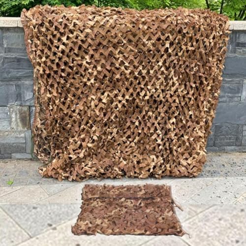 Tarnnetz 5x8m(16.4x26.2ft) Camouflage Netz Woodland Armee Tarnung Net für Deko Waldlandschaft Jagd Sichtschutz Outdoor Camping Garten Größen von Generisch