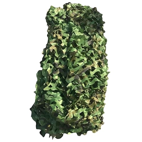 Tarnnetz Oxford Stoff 3x4m 4x6m 8x15m Camouflage Netz für Dekoration Sonnenschutz Jagd Camping Outdoor Garten Militär Party Dekorationen Urwald Sonnenschirm(7x13.0m) von Generisch
