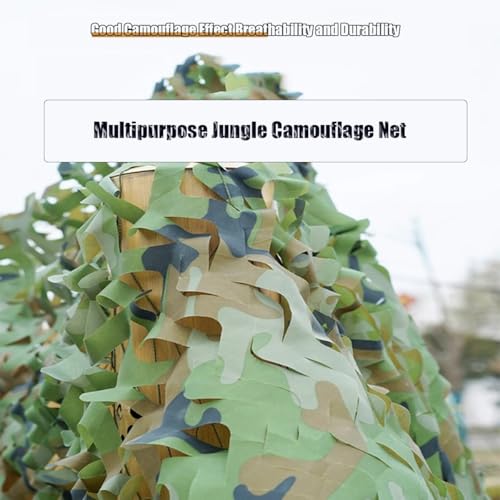 Tarnnetz Oxford Stoff Camouflage Netz für Jagd Sonnenschutz Militär Armee Geburtstagsfeier Autodeckung Gartenzaun Armee Ausbildung 3x4m 4x6m 8x10m(3x5m) von Generisch