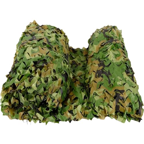 Tarnnetze Grünes Jagd Camouflage Netz Outdoor Tarnung Netz für Tarndekoration Terrassen-Sonnenschutz Camping Gartenzaun 1X2M 1.5X1.5M 2X7.5M 2X12M 15X15M 14X20M 14X14M 13X15M(4x5 M) von Generisch