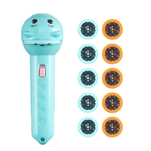 Taschenlampe Projektor Kinder - Projektor Spielzeug Mit 80 Mustern Und 10 Scheiben,Interaktive Cartoon Projektionsleuchte Lernspielzeug Und Gute-Nacht-Ritual Geschichten Taschenlampe Projektor Kinder - Projektor Spielzeug Mit 80 Mustern Und 10 Scheiben,Interaktive Cartoon Projektionsleuchte Lernspielzeug Und Gute-Nacht-Ritual Geschichten von Generisch