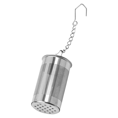 Teesieb | Loseblatt-Teesieb Aus Edelstahl | Feinmaschiges Teesieb Mit Kettenhaken | Ideal Für Tee, Gewürze Und Kräuter | Perfekt Für Teekannen Und Zum Einweichen von Generisch