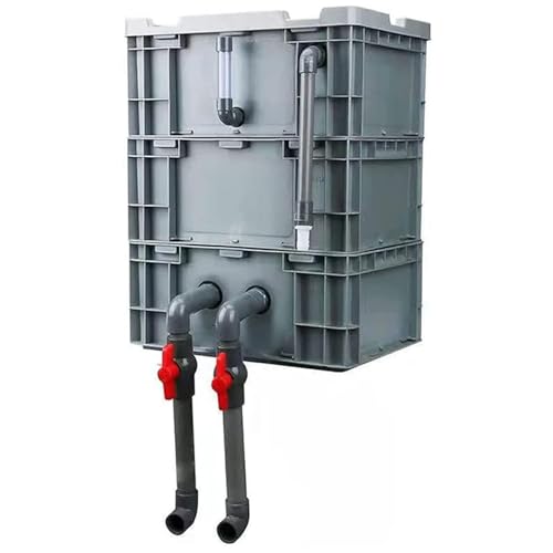 Teichfilterbox – 3-stöckiges externes Wasserzirkulationssystem für effiziente Filtration, leicht zu reinigende DIY-Lösung für Gartenteiche Teichfilterbox – 3-stöckiges externes Wasserzirkulationssystem für effiziente Filtration, leicht zu reinigende DIY-Lösung für Gartenteiche von Generisch