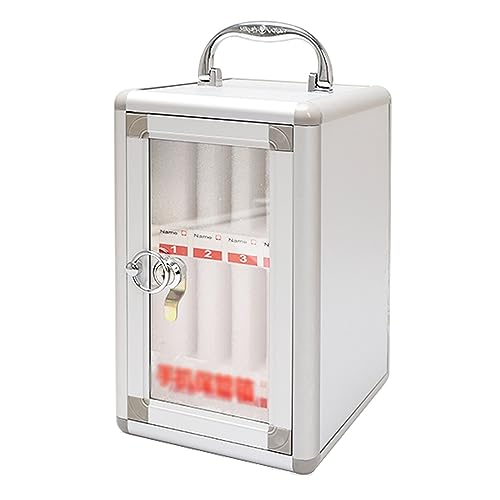 Telefon-Sicherheitsschrank zur Wandmontage, Aluminium, mit Schloss – Safe ge für Handys, ideal für Büros und Konferenzen & sicheres Design (8) von Generisch