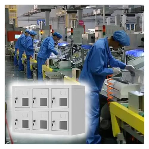 Telefonspind für 6–30 Telefone, 2–6 Etagen, Stahl-Sicherheitsschrank mit Fenster, groß, 53,1 x 22,6 x 37,1 cm, für Büro oder Zuhause Telefonspind für 6–30 Telefone, 2–6 Etagen, Stahl-Sicherheitsschrank mit Fenster, groß, 53,1 x 22,6 x 37,1 cm, für Büro oder Zuhause von Generisch