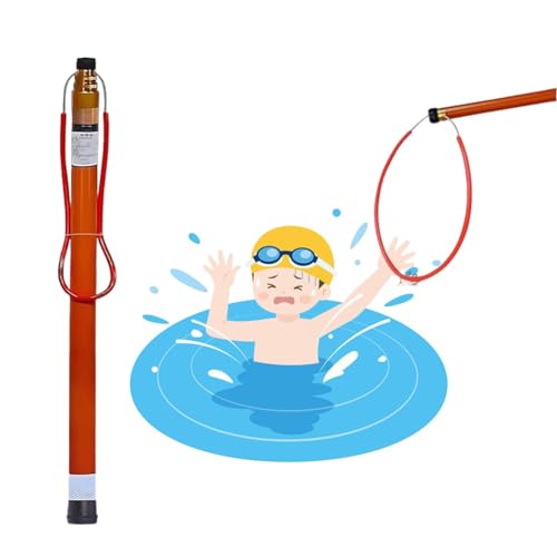 Teleskop-Wasserrettungsstange, verstellbarer Notfall-Lebensrettungshaken für Schwimmbäder und Seen, Mehrzweck-Sicherheitsausrüstung von Generisch