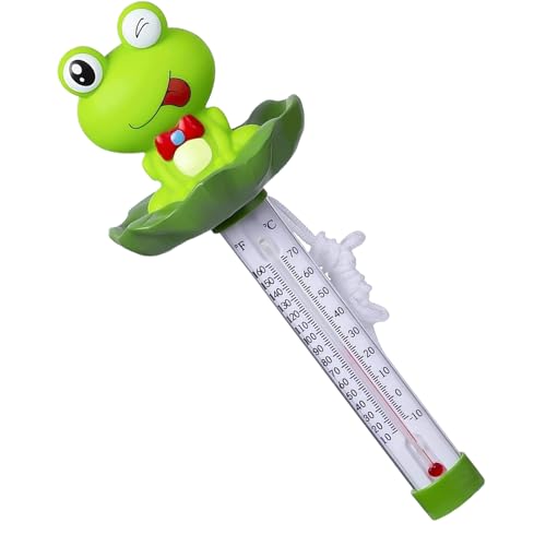 Temperature Gauge for Pool, Floating Bath Thermometer, Shockproof Animal Design, Clear Temperature Display, Safe Water Monitoring, for Spa Bathtub Aquarium Pond Indoor Use, 3.23x3.43x9.84 Inches Temperature Gauge for Pool, Floating Bath Thermometer, Shockproof Animal Design, Clear Temperature Display, Safe Water Monitoring, for Spa Bathtub Aquarium Pond Indoor Use, 3.23x3.43x9.84 Inches von Generisch