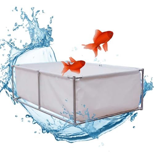 Temporärer oberirdischer Pool, robuster Segeltuch-Tank mit Ablassventil für Garten und Außenbereich von Generisch