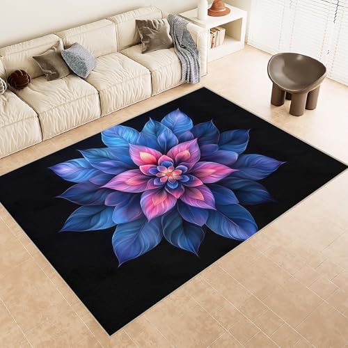 Teppich Schlafzimmer 60x90cm Geometrische Blumen Teppich waschbar in Waschmaschine Waschbarer Flurläufer mit abstraktem Muster, rutschfest und für alle Böden geeignet E4.2-6-981 Teppich Schlafzimmer 60x90cm Geometrische Blumen Teppich waschbar in Waschmaschine Waschbarer Flurläufer mit abstraktem Muster, rutschfest und für alle Böden geeignet E4.2-6-981 von Generisch