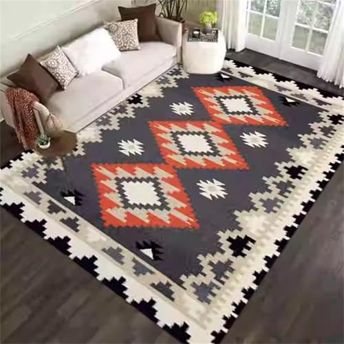 Teppich Waschbar Moderne Farbe geometrischen Druck Design Sofa langlebig Schlafzimmer rot XXL Teppiche Wohnzimmer 120X160CM Teppich Waschbar Moderne Farbe geometrischen Druck Design Sofa langlebig Schlafzimmer rot XXL Teppiche Wohnzimmer 120X160CM von Generisch
