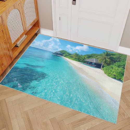 Teppich Wohnzimmer 120x180cm Strandinsel spielteppich Kinder Waschbarer Bodenläufer für Balkon oder Terrasse wetterfest, modern, rutschfest, vielseitig einsetzbar E4.2-6-105 Teppich Wohnzimmer 120x180cm Strandinsel spielteppich Kinder Waschbarer Bodenläufer für Balkon oder Terrasse wetterfest, modern, rutschfest, vielseitig einsetzbar E4.2-6-105 von Generisch