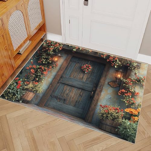 Teppich Wohnzimmer 160x200cm Bauernhoftüren Und Fenster Teppich grün Moderne waschbare Matte für Home-Office oder Lesebereich, Anti-Rutsch, geräuschdämpfend ER25-29-884 Teppich Wohnzimmer 160x200cm Bauernhoftüren Und Fenster Teppich grün Moderne waschbare Matte für Home-Office oder Lesebereich, Anti-Rutsch, geräuschdämpfend ER25-29-884 von Generisch
