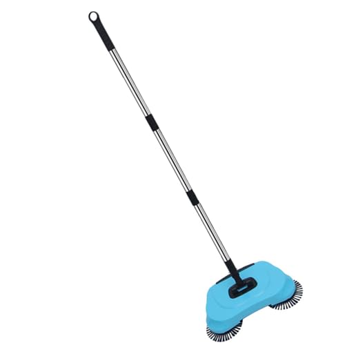 Teppichboden-Kehrmaschine | nicht-elektrischer Teppichbesen | Effizienter Handschieber | 3-in-1 multifunktionale Handkehrmaschine | Staubsauger | Handkehrer und Wischmopp von Generisch