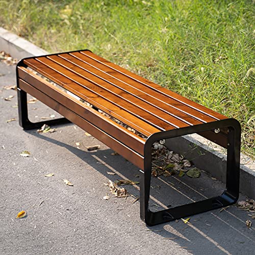 Terrassenbank für den Außenbereich, wetterbeständiger Gartensitz aus Holz mit robustem Aluminiumrahmen, stilvoller Doppelsitzer zum Entspannen im Garten Terrassenbank für den Außenbereich, wetterbeständiger Gartensitz aus Holz mit robustem Aluminiumrahmen, stilvoller Doppelsitzer zum Entspannen im Garten von Generisch