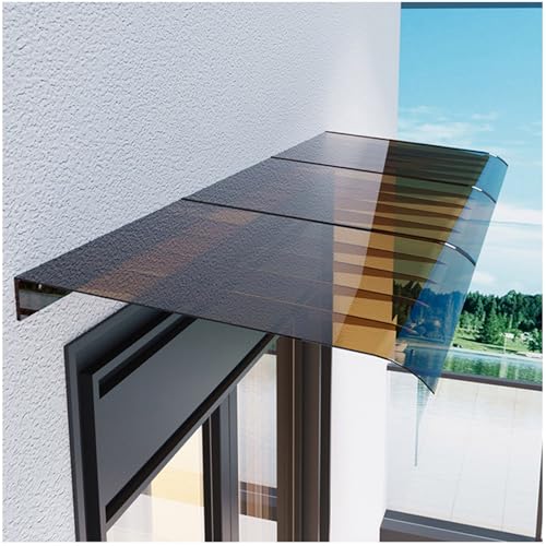 Terrassenmarkise Dachvordächer Schneeschutz Regenschutz Outdoor Markisen Polycarbonat Abdeckung Fenster Markise Türüberdachung von Generisch