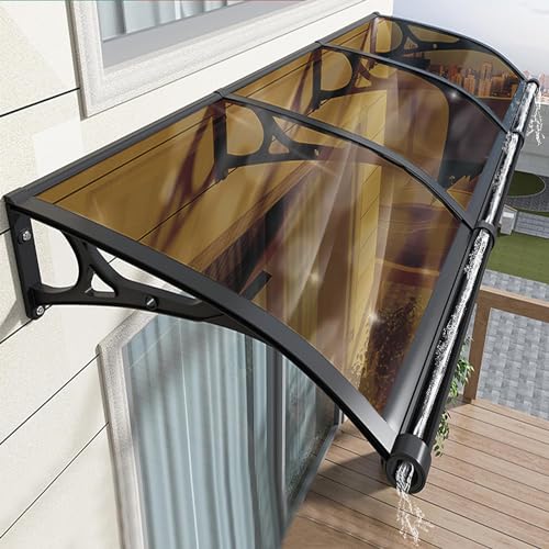 Terrassentürmarkise für den Außenbereich, mit Aluminiumhalterung, UV-Schutz, wasserdicht und schneefest, Überdachung für Terrassen und Decks Terrassentürmarkise für den Außenbereich, mit Aluminiumhalterung, UV-Schutz, wasserdicht und schneefest, Überdachung für Terrassen und Decks von Generisch