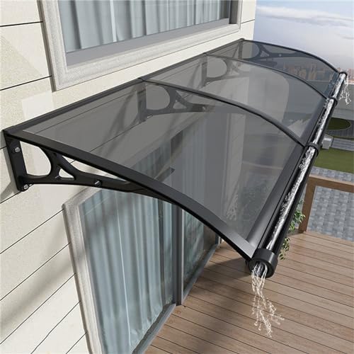 Terrassenüberdachung für den Außenbereich, UV-Schutz, Regen- und Schneeschutz, stilvoller Sonnenschutz für Garten, Terrasse und Terrasse, wetterbeständig, einfache Installation von Generisch