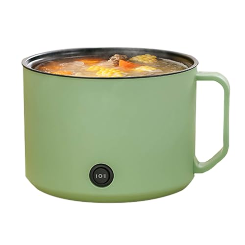 Thai Grill - Reiskocher Inkl Dampfgarer-Einsatz | Multifunktioneller Elektrokocher | Erweiterte SicherheitsfunktioneTragbarer & Kompakter Dampfgarer Für Ramen Nudeln Pasta & Fondue | Mini Fondue Set von Generisch