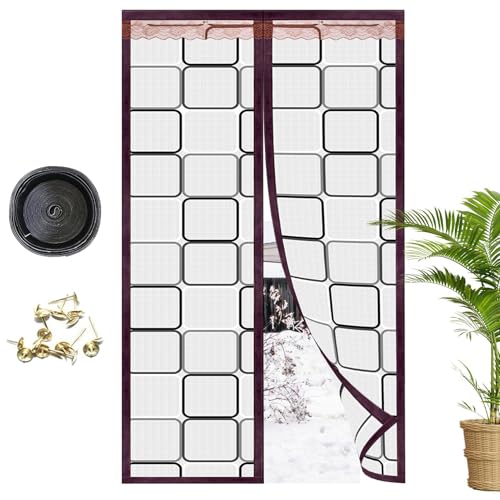 Thermo-Sichtschutztür – Thermo-Blockout-Vorhang mit Magnetverschluss, Kaltluftschutz, winterfeste Energiebarriere für Terrasse, winddichte Abdeckung für Balkonzugang, Wärmespeicherfolie Thermo-Sichtschutztür – Thermo-Blockout-Vorhang mit Magnetverschluss, Kaltluftschutz, winterfeste Energiebarriere für Terrasse, winddichte Abdeckung für Balkonzugang, Wärmespeicherfolie von Generisch