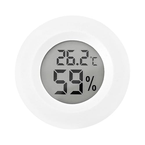 Thermometer Innen - Thermometer Digital Mini Hygrometer | 3 Digitaler Lcd-Monitor Innen Außen Feuchtemessgerät Für Luftbefeuchter Keller Babyzimmer | Innen-Außentemperatur von Generisch