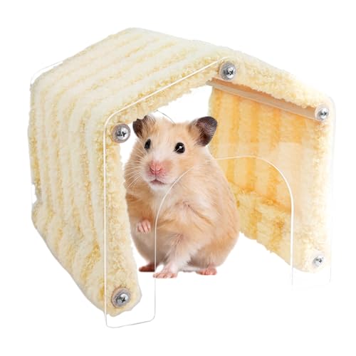 Tierversteck Für Innenraum - Kleintier Versteck Mit Abnehmbarer Tür,Kuscheliges Schlafhaus Mit Weichem Plüsch Als Spiel- Und Ruhehöhle Für Igel & Nagetiere Tierversteck Für Innenraum - Kleintier Versteck Mit Abnehmbarer Tür,Kuscheliges Schlafhaus Mit Weichem Plüsch Als Spiel- Und Ruhehöhle Für Igel & Nagetiere von Generisch