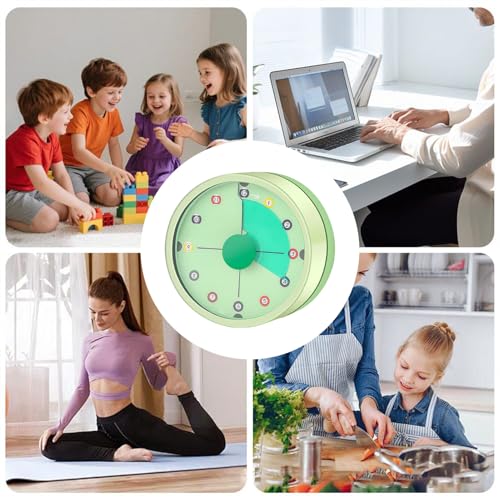Timer Für Kinder - 60 -minütiger Countdown Für Klassenzimmer | Visual Desk Timer Kinder, Tool Mit 72 Für Arbeitsschule Klassenzimmer Schreibtisch Lernen, Lehrer, Kinderr von Generisch