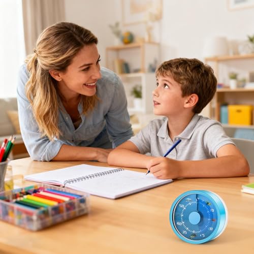 Timer Für Kinder - 60 -minütiger Countdown Für Klassenzimmer | Visual Desk Timer Kinder, Tool Mit 72 Für Arbeitsschule Klassenzimmer Schreibtisch Lernen, Lehrer, Kinderr Timer Für Kinder - 60 -minütiger Countdown Für Klassenzimmer | Visual Desk Timer Kinder, Tool Mit 72 Für Arbeitsschule Klassenzimmer Schreibtisch Lernen, Lehrer, Kinderr von Generisch