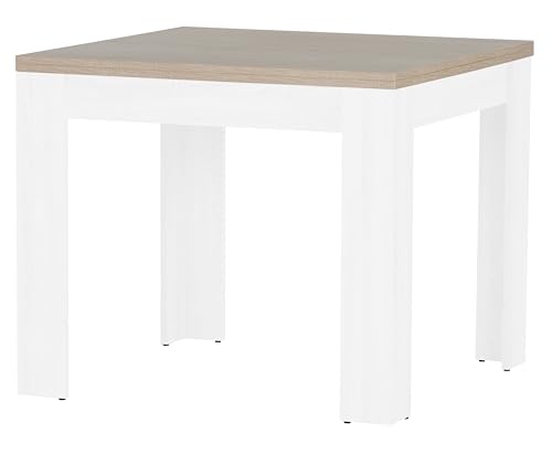 Tisch MPS praktisch Merkury 90-180x77x90 cm Küchentisch Esszimmertisch Esstisch Wohnzimmer Quadrat 90x90 4 Tischfüße Ausziehtisch ausziehbarer modern von Generisch