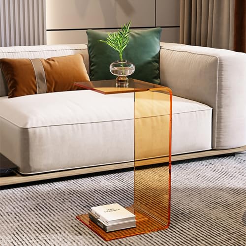 Tisch in C-Form aus Acryl, leichtes modernes Design für Wohnzimmer, Schlafzimmer, Büro Tisch in C-Form aus Acryl, leichtes modernes Design für Wohnzimmer, Schlafzimmer, Büro von Generisch