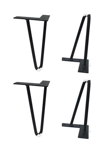 Tischbeine aus Metall für TV und Schrank, modernes mittelalterliches Design, Sofa-Stützbeine mit Schutzpolstern – ideal für Schreibtische und Badezimmer, 4er-Set Tischbeine aus Metall für TV und Schrank, modernes mittelalterliches Design, Sofa-Stützbeine mit Schutzpolstern – ideal für Schreibtische und Badezimmer, 4er-Set von Generisch