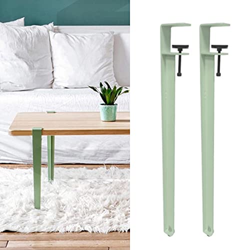 Tischbeine mit Metallklemme, F-förmige Möbelbeine für DIY-Konsole und Couchtische, kein Stanzen, mit Bodenschonern, 71 cm Höhe Tischbeine mit Metallklemme, F-förmige Möbelbeine für DIY-Konsole und Couchtische, kein Stanzen, mit Bodenschonern, 71 cm Höhe von Generisch