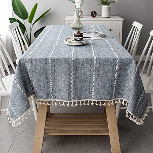 Tischdecke, 100 x 280 cm, Baumwoll-Leinen-Tischdecke, rechteckige Tischdecke, schwere Baumwoll-Tischdecke, staubdichte Leinen-Tischdecke für Partytisch, Küchentischdecke Tischdecke, 100 x 280 cm, Baumwoll-Leinen-Tischdecke, rechteckige Tischdecke, schwere Baumwoll-Tischdecke, staubdichte Leinen-Tischdecke für Partytisch, Küchentischdecke von Generisch