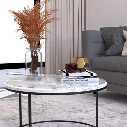 Tischdecke Wasserdicht Kunststoff Matte Finish 98cm Schmutzabweisend Tischschutz für Büro Restaurant Maßgeschneiderte Passform 1mm Dicke von Generisch